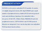 ESP-02S Serial Wireless 2.4G Wifi Module Transceiver for Smart Home Industrial IoT 1Mbit Compatible ESP8266 ESP 02S