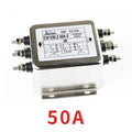 3 Phase AC DC EMI Filter Anti-interference Power Line Filter 380V for Linear Audio Amplifier Purification Socket
