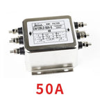 3 Phase AC DC EMI Filter Anti-interference Power Line Filter 380V for Linear Audio Amplifier Purification Socket