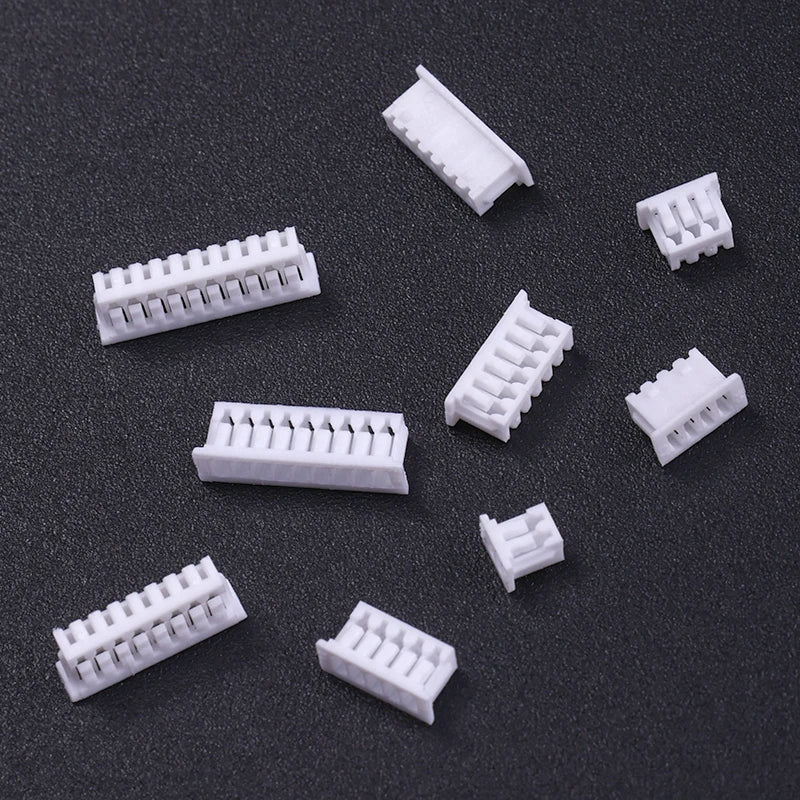 20PCS  1.25 1.25mm with lock Connector Socket Pin Header Vertical Horizontal JST Housing terminal  2P 3P 4P 5P 6P 7P 8P 9P 10PIN
