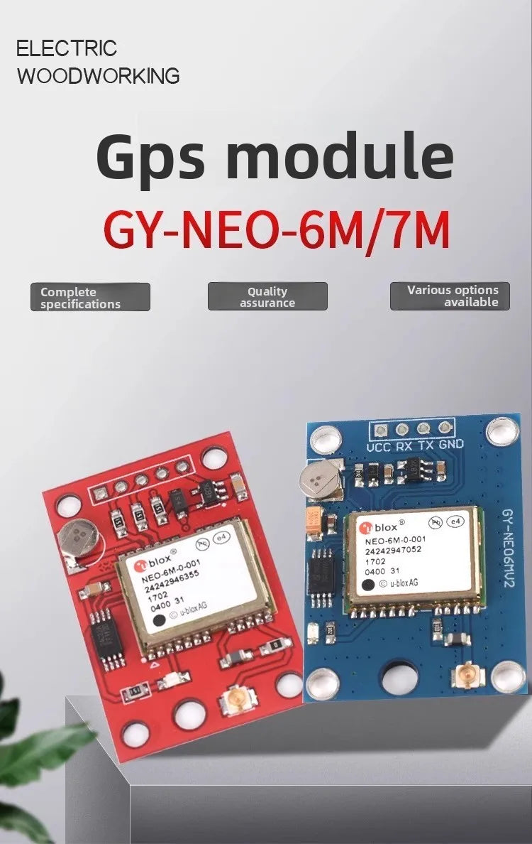 NEO-6M/7M/8M GPS Module for 51 MCU STM32,Arduino,APM2.5 Flight Control.High Sensitivity,Low Power,Fast Positioning with Antenna!