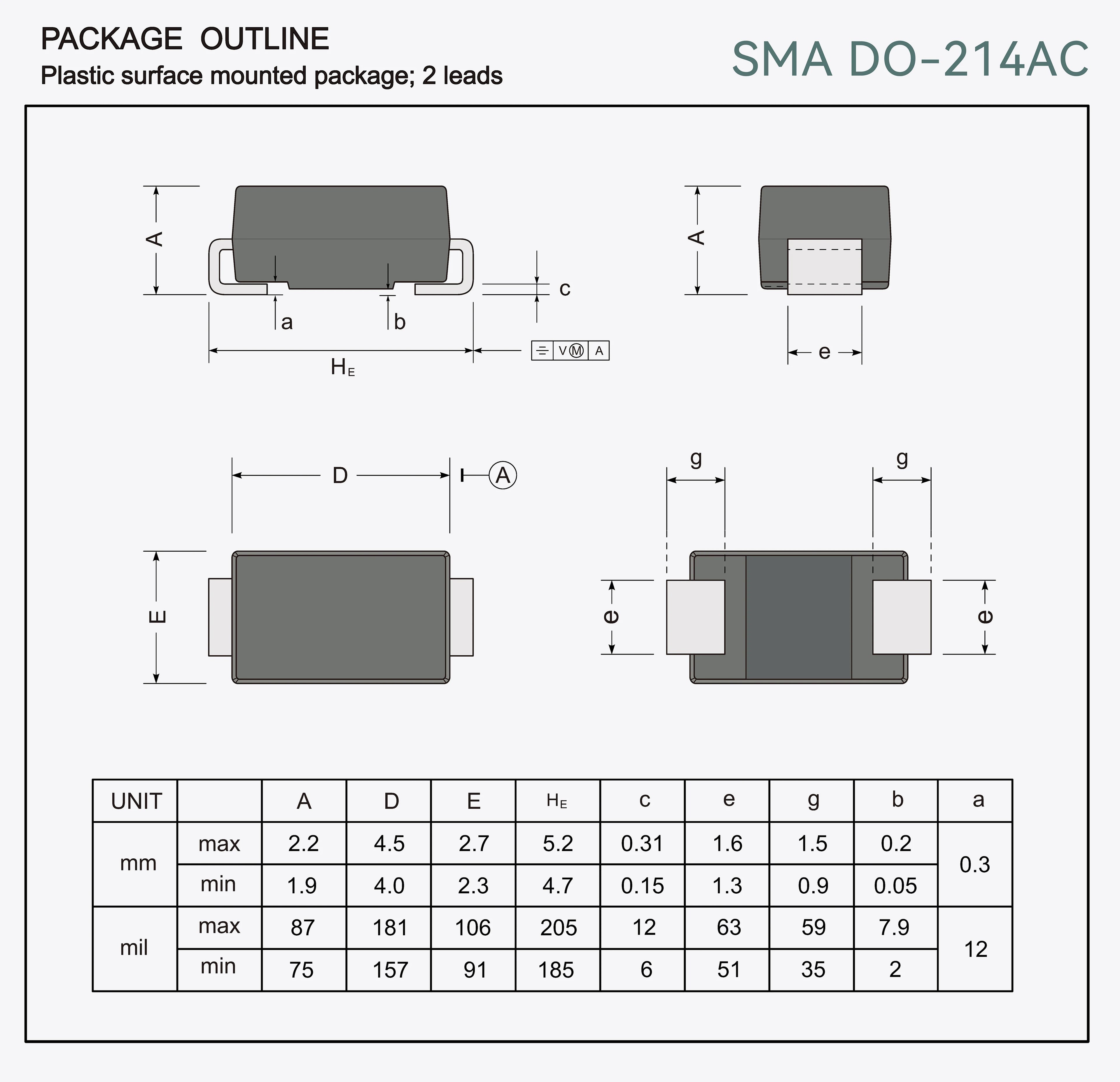 Super Fast Recovery Rectifier Diode ES1D ES1G ES1J ES2D ES2J ES2G ES3D ES3G ES3J ES5D ES5G ES5J SOD-123FL SMA SMB SMC DO-214
