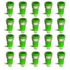 20PCS Insulated Safety 32A 4mm Banana Socket Terminal 5 Colors Female Jack Panel Mount Socket Binding Post Wire Connector