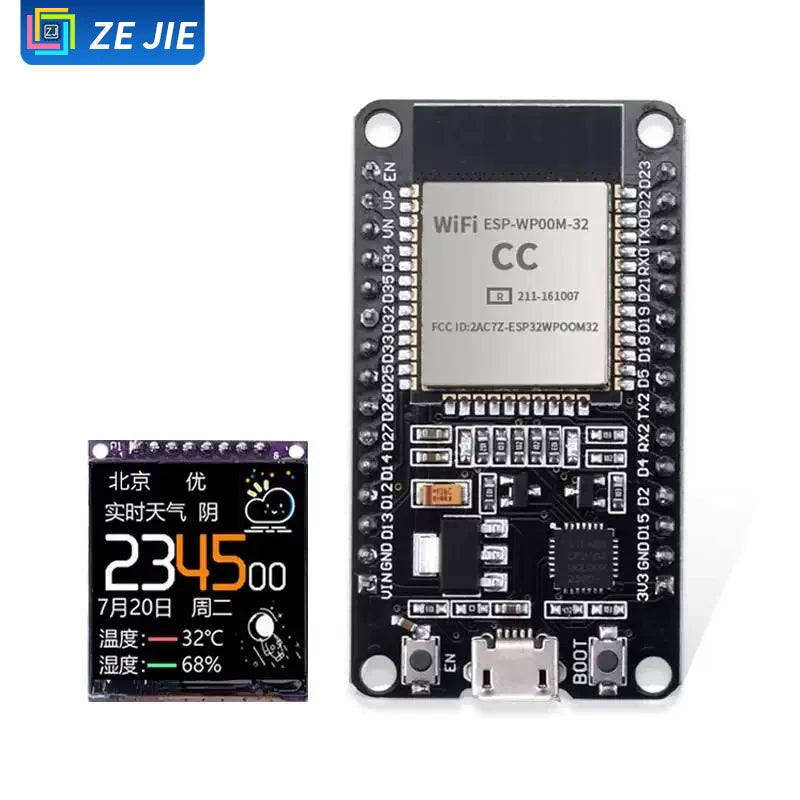 ESP32 Development Board Module, 8266 Wireless WiFi + Bluetooth, Dual-Core CPU, CH340 Chip, ESP32 Programming Socket