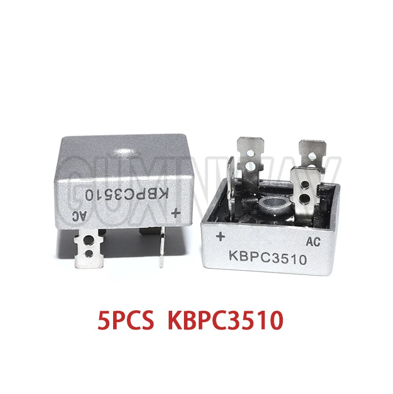 5PCS Diode Bridge Rectifier KBPC5010 KBPC1010 KBPC1510 KBPC2510 KBPC3510 Rectifiers 10A 15A 25A 35A 50A