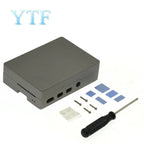 Raspberry pi 2 3B 4B Case  aluminum alloy shell with self-guided heat dissipation column metal shell
