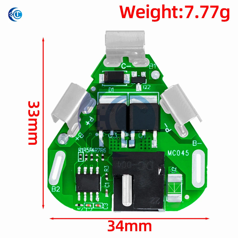 3s/4s/5S  Battery Charging Protection Board Li-Ion Lithium Battery Pack Protection Circuit Board BMS Module For Power Tools