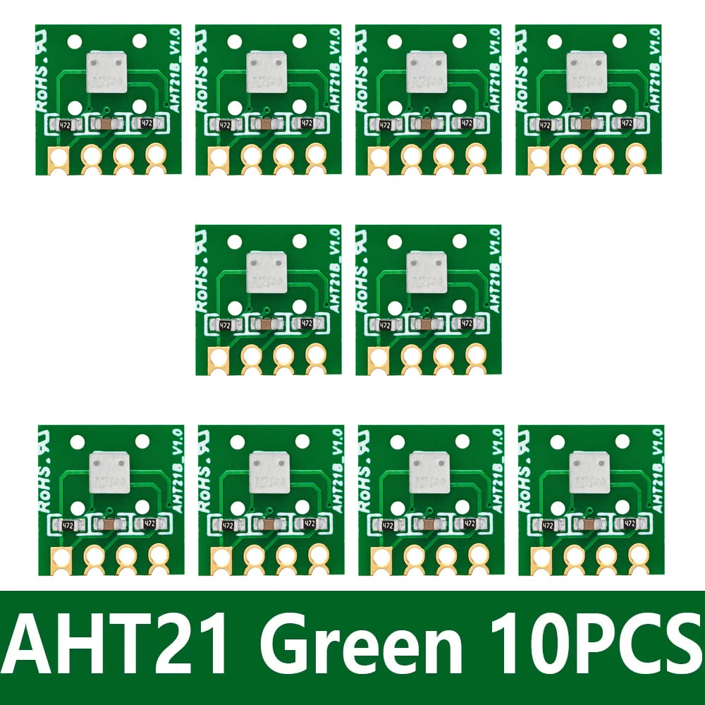 1~10PCS AHT21 High Precision Digital Temperature and Humidity Sensor Measurement Module I2C Communication Replace SHT20 FOr Ar
