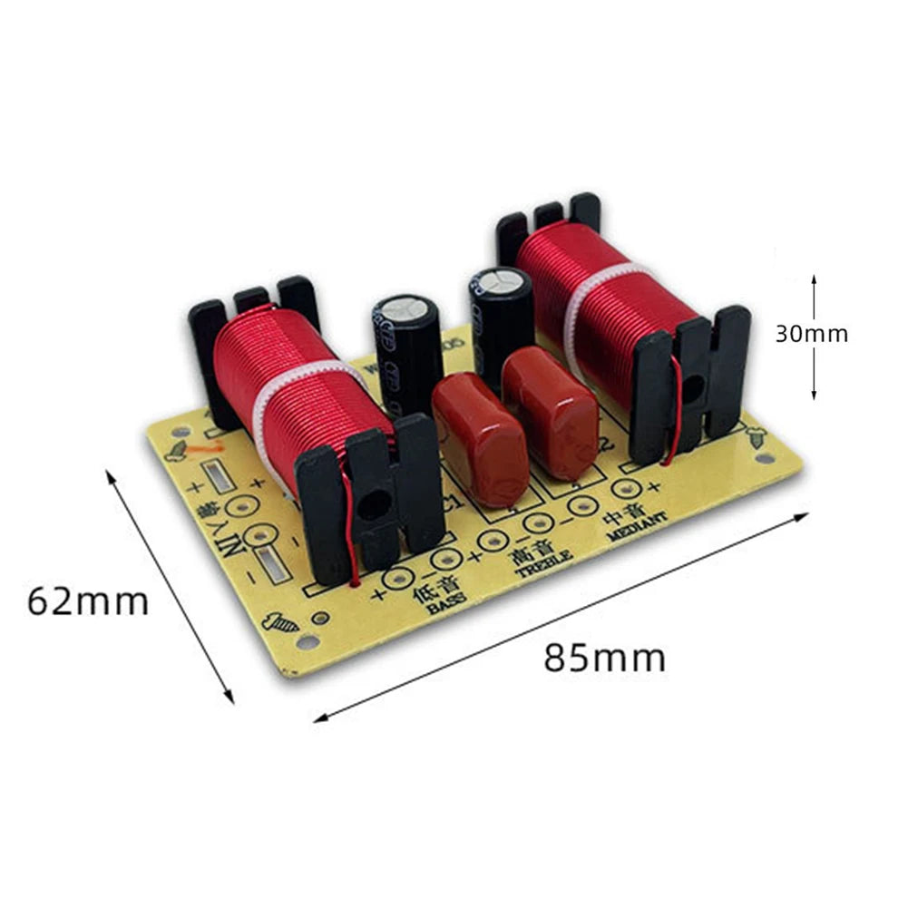 WEAH-305 150W 900-4000Hz Adjustable 3 Way Speaker Crossover Filter 1 Unit Audio Speaker Frequency Divider Full Range Treble Bass