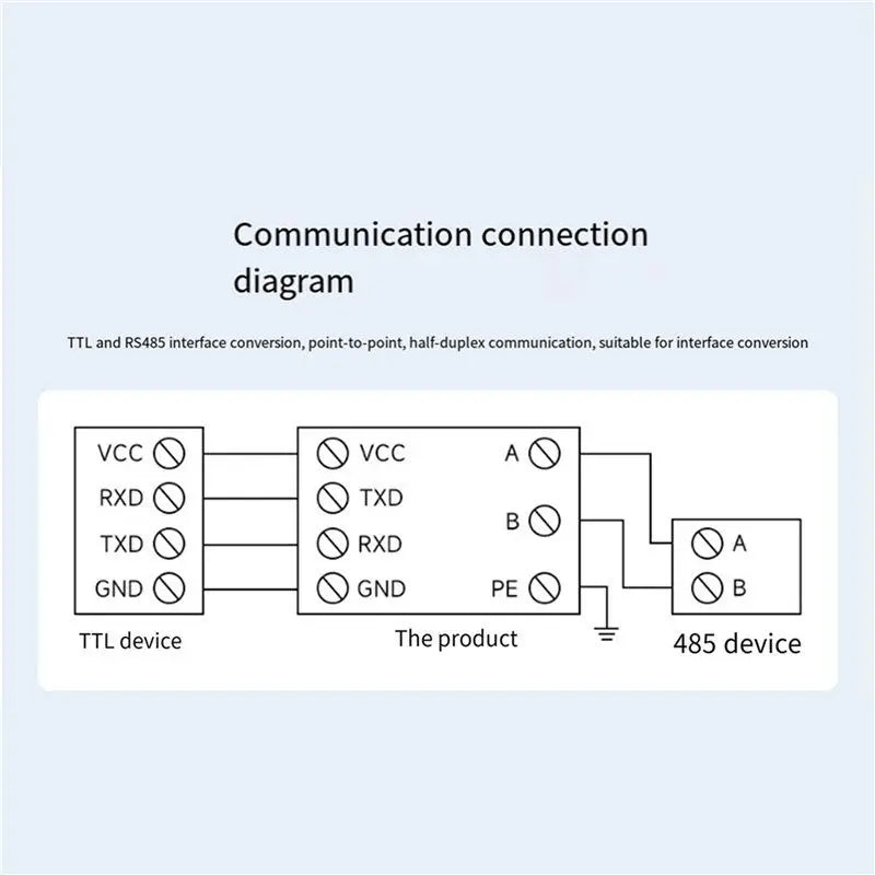 ABUO-2X Waveshare TTL To RS485 Module 3.3V-5V Level Converter Module Half-Duplex Communication On-Board