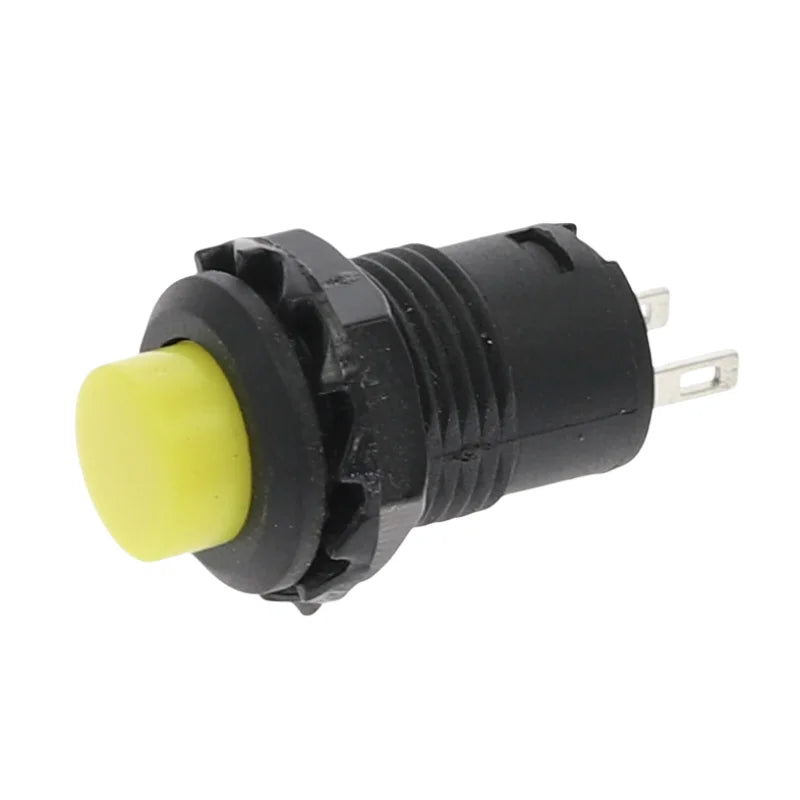12mm Lock Latching OFF- ON Push Button Switch maintained fixed pushbutton switches Self-Lock button