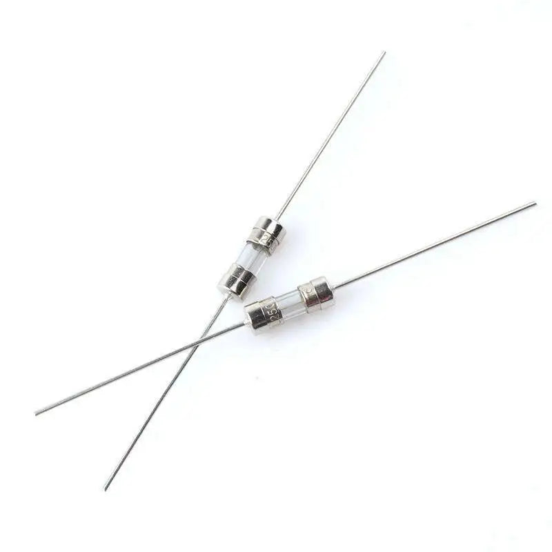 10Kind 100Pcs/lot 3.6*10mm 250V Double Pin Fast blow Glass Fuse Fith Lead Wire Mix Set 0.5A 1A 2A 3A 3.15A 4A 5A 6.3A 8A 10A
