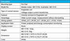 Multi Sensors Power Meter ME131 Multi-Circuit Smart Multi Function Meter Rogowski Coil Electricity Energy Meter