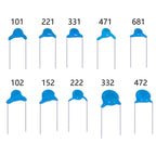 100Pcs 10Value x10Pcs Safety Y Capacitor Assortment mixed kit Box 400V 100pf 220pf 330pf 470pf 680pf 1nf 1.5nf 2.2nf 3.3nf 4.7nf