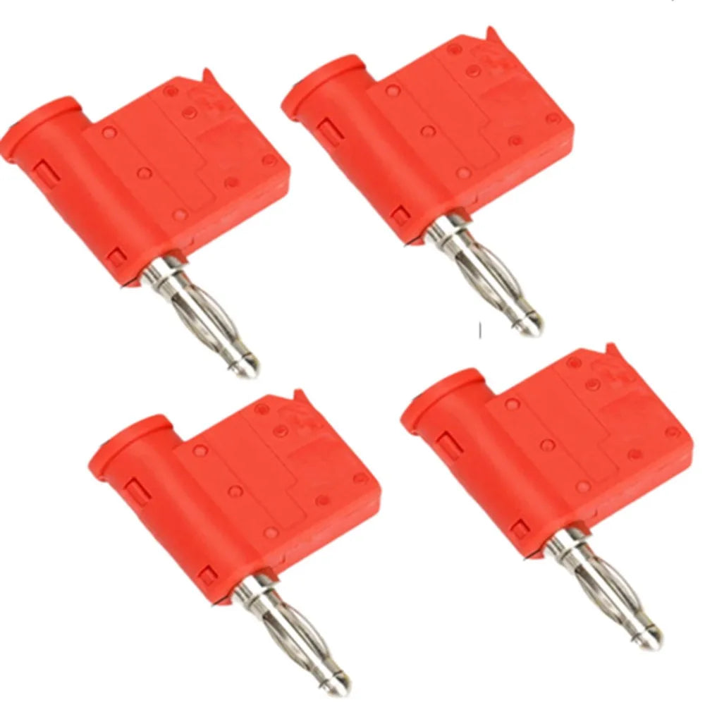 4PCS Stackable Banana Plug No Soldering Lamp Pitcher Flower Stacking Plug 16.8mm Testing Instrument Power Connection Connector