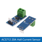 1PCS NEW 5A 20A 30A Hall Current Sensor Module ACS712 Model For Arduino AC DC Current Detection Board