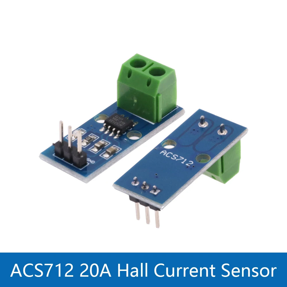 1PCS NEW 5A 20A 30A Hall Current Sensor Module ACS712 Model For Arduino AC DC Current Detection Board