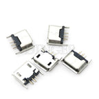 20PCS 5 Pin 10 Pin SMT Socket Connector Micro USB Type B Female Placement 12 Models SMD DIP Socket Connector
