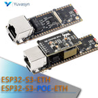 ESP32-S3-ETH /ESP32-S3-POE-ETH Ethernet Development Board ESP32 S3 ETH10/100Mbps PoE module OV5640 CAM built-in Type-C interface
