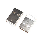 5PCS USB Interface Socket Type A Standard Port Female Male Solder Jacks Connector DIP Straight Vertical Bend Needle PCB Socket