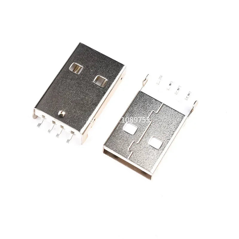 5PCS USB Interface Socket Type A Standard Port Female Male Solder Jacks Connector DIP Straight Vertical Bend Needle PCB Socket