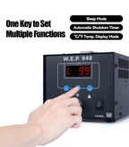 WEP 948D-III 2-IN-1 ESD Safe Desoldering Station With Fast-Heating Desoldering Gun And Soldering Iron High Power WEP 948 Station