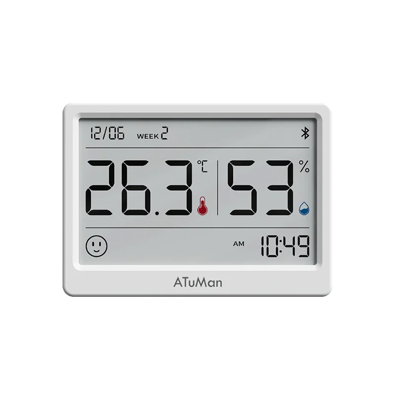 DUKA TH2 E-ink Smart Hygrometer Thermometer Home Indoor Temperature Humidity Meter Sensor Gauge Weather Station Mijia Home APP