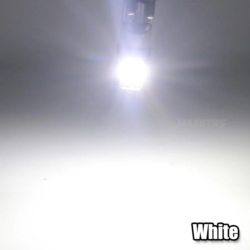 2Pcs W5W 3030 SMD Car T10 LED 194 168 Wedge Replacement Reverse Instrument Panel Lamp White Blue Bulbs For Clearance Lights
