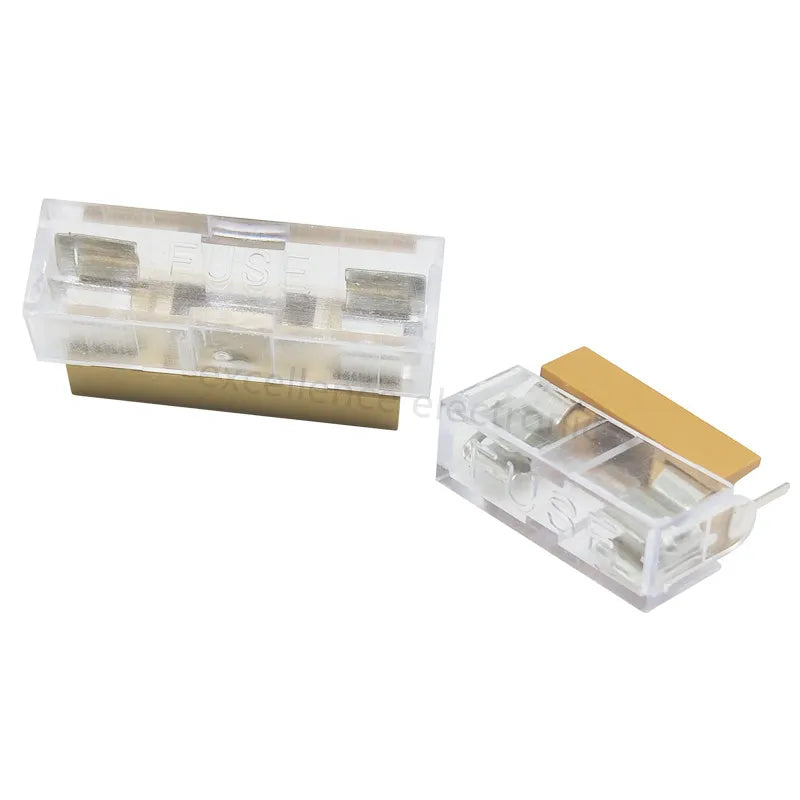 5Pcs BLX-A Glass Fuse Holder 5x20mm 6x30mm PCB Mount Fuseholder Clip Ceramic Fuse Tube Socket for Electrical Safety