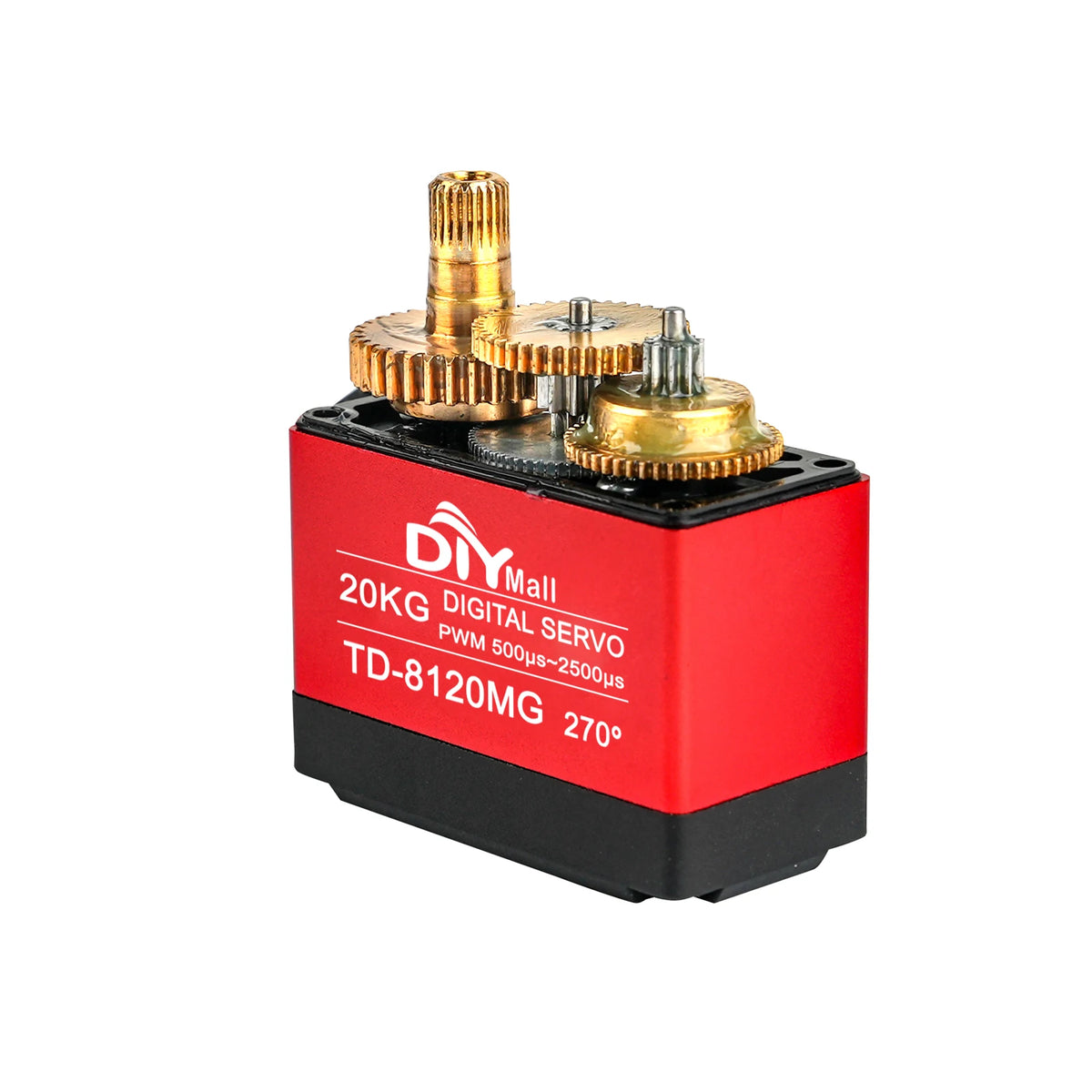 20KG TD-8120MG Digital Servo Motor 180/270/360 Degree Metal Case Servos DIY Toys Power Functions Parts for Car Robot Robotic Arm
