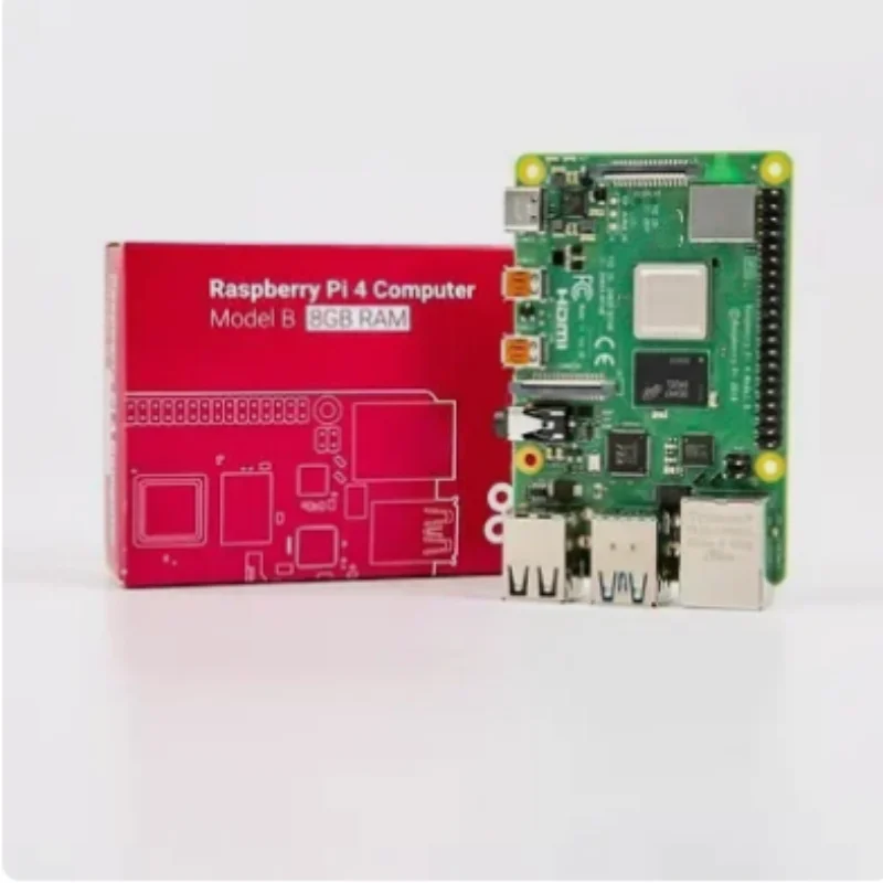Original Raspberry Pi 4 Model B 1GB/2GB/4GB/8GB RAM 64 bit quad core processor 1.5GHz, supports WiFi Bluetooth 5.0