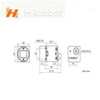 Hikrobot MV-CU020-90UM/UC Industrial Camera, 2MP 1/1.7" Global Shutter CMOS, USB3.0 Interface