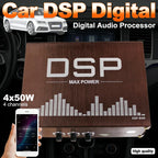 4x50W DSP Car Power Amplifier Support APP Control Audio Digital Sound Processor Car DSP Amplifier Car Accessories