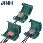 JINH IP68 Mini Gel Wire Connector Junction Box Waterproof 2 3 5 Ports Outdoor Easy Universal Wiring Rainproof Terminal Blocks
