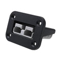 50A Anderson Plug Flush Mount Connector Kit with Mounting Bracket Panel Cover for Caravan Camper Boat Truck Battery Charging