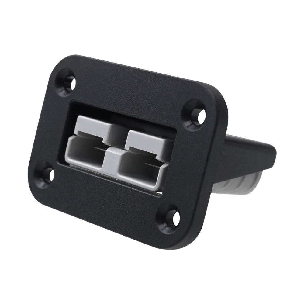 50A Anderson Plug Flush Mount Connector Kit with Mounting Bracket Panel Cover for Caravan Camper Boat Truck Battery Charging