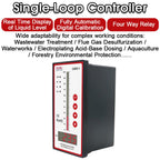 EARU Intelligent Controller 4-20mA 0-10V 0-5V Input With 4 Ways Relay Water Oil Liquid Level Temperature Pressure Transmitter