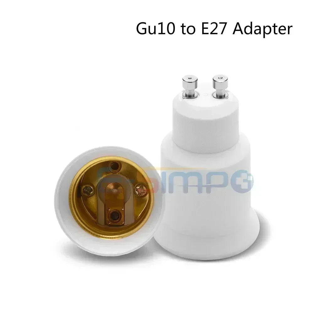 1pc Gu10 E12 E14 E26 E27 G24 GX24Q B22 Fireproof LED CFL Lamp Holder Converter Light Socket Bulb Base Spliter Extension Adapter