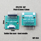 1pcs 4/6/8/10/12/15/16/18/20/22/24/26/30/34/36/40/42/45/50/56 Pin FPC/FFC Adapter Board 0.5mm To 2.54mm Connector
