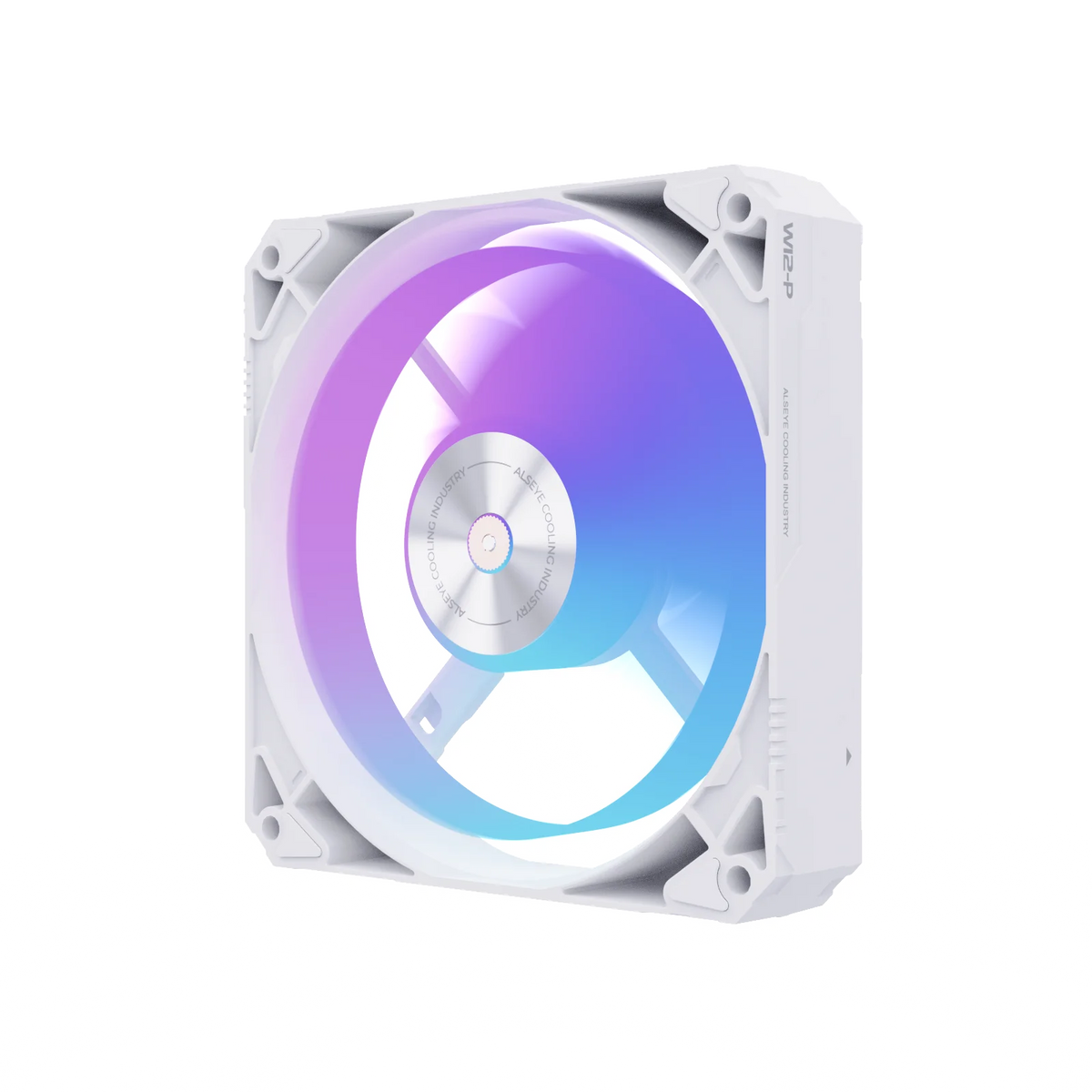 ALSEYE W12P 12CM Case Cooling Fan with ARGB Synchronization PWM Intelligent Temperature Control Silent 900-3000RPM