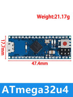 ATmega32u4 5V 16Mhz Expansion Board Module For Arduino Micro Compatible For R3 Nano Replace Pro Mini Microcontroller ONE ATmega