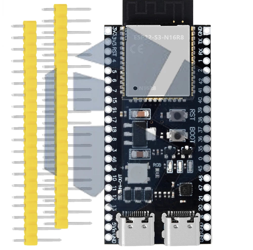 ESP32-S3 WiFi Bluetooth BLE 5.0 Mesh Module ESP32-S3-Dev-Kit-C-1 Development Board Compatible with for Arduino
