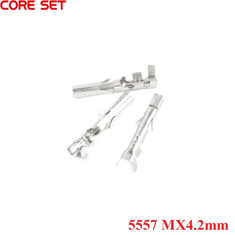 100pcs/50Pcs Molex 5557 Terminal Plug Connectors Pitch 4.2 MM Wire Cable Housing MX4.2mm Female Pin 5556-T 5557 NEW