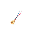 Universal MMCX Female Socket, Pure Copper Gold-Plated Connector with Soldering Wires and Built-in Threaded Nut Holder