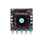 AS21 TPA3255 Bluetooth 5.2 2.1 Channel Power Audio Stereo Subwoofer Amplifier Board 300WX2+600W TREBLE Bass Note Tuning AMP