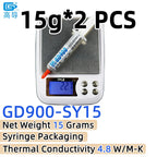 Net Weight 1/3/7/15/30 Grams Gray GD900 Thermal Conductive Grease Paste Plaster Heat Sink Commpound for CPU LED SSY BAS BR BX CB