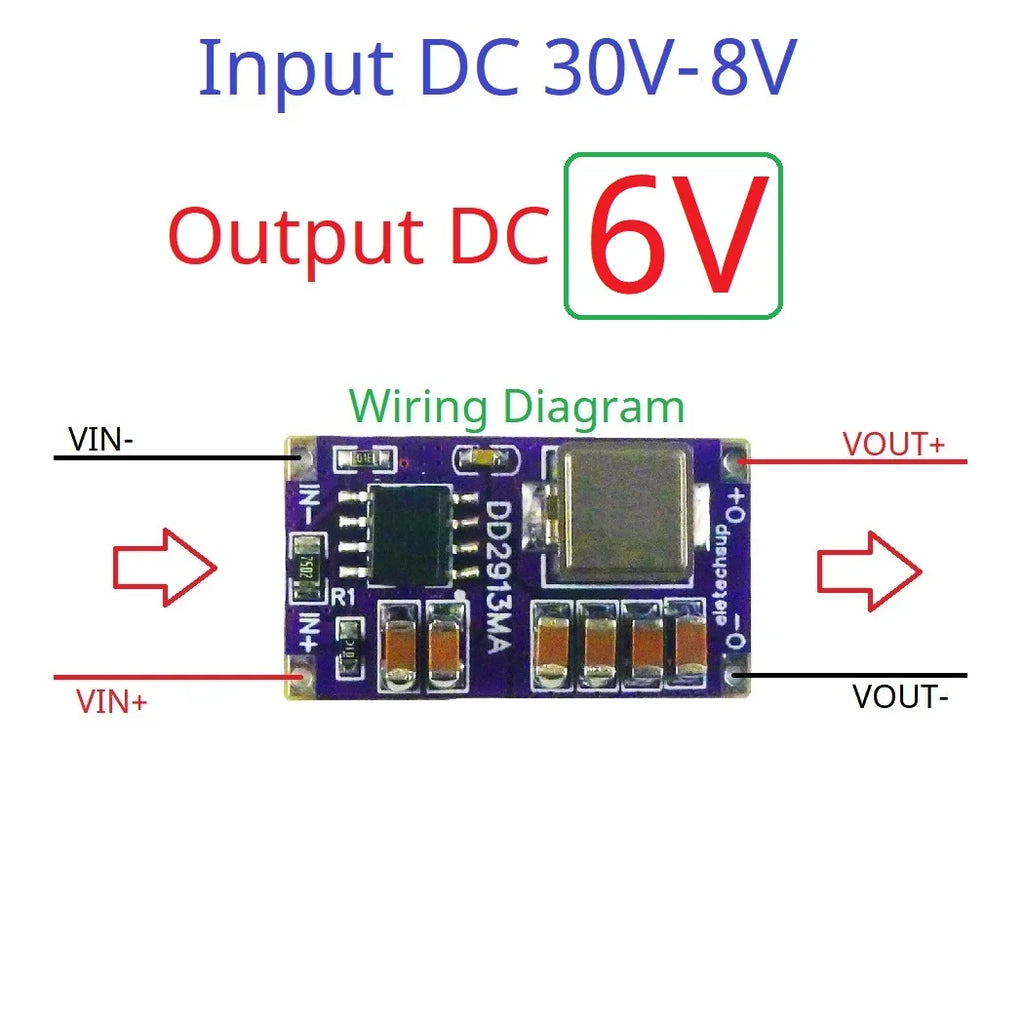 DC 5-30V to 3V 3.3V 4.2V 5V 6V 7.5V 9V 12V Power Supply 36W Synchronous DC-DC Buck Converter Module for 3D Printer Motor LED