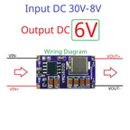 DC 5-30V to 3V 3.3V 4.2V 5V 6V 7.5V 9V 12V Power Supply 36W Synchronous DC-DC Buck Converter Module for 3D Printer Motor LED