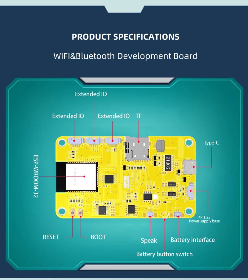 Guition ESP32 4M FLASH 2.8-inch  240*320  LCD display module  with WIFI and Bluetooth  Capacitive or Resistive touch