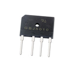 10PCS/LOT GBJ1010 GBJ1510 GBJ2010 GBJ2510 GBJ3510 GBJ5010 ZIP-4 1000V 10A/15A/20A/25A/35A/50A Rectifier Bridge Stack